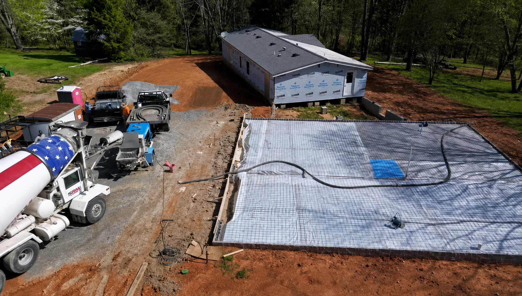 Dwyer Concrete residential foundation pour